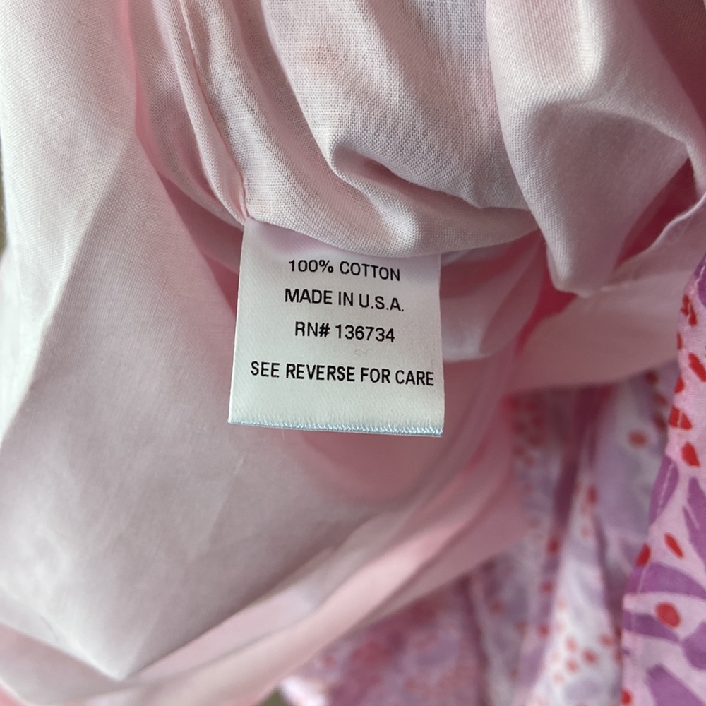 Tuckernuck Persifor- Pink & Lavender Ruffle Hem Midi Dress - Picture 12 of 13